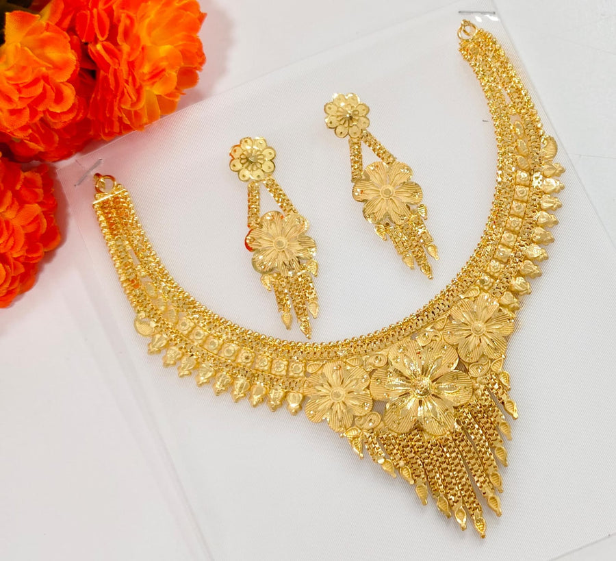 Gold plated neckless