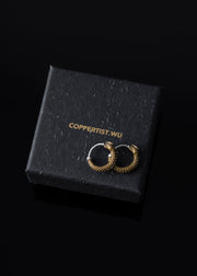 Serpent Hoop Earrings
